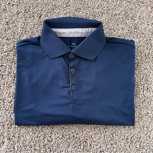 Mio Marino Men's Golf Polo Shirt Blue Size L Short Sleeve
